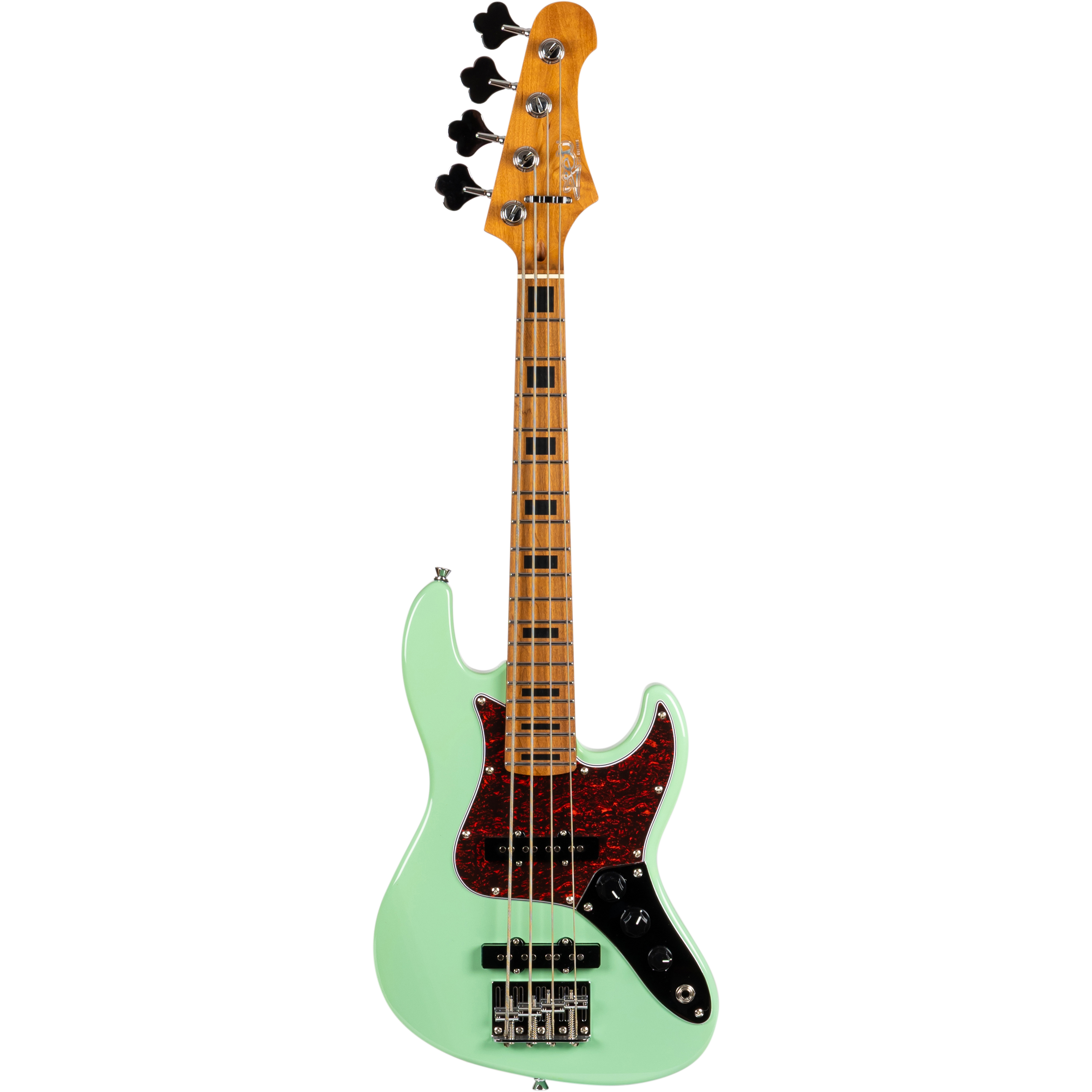 Jet Guitars JB-300 Travel Bass See F Green "Minibas"
