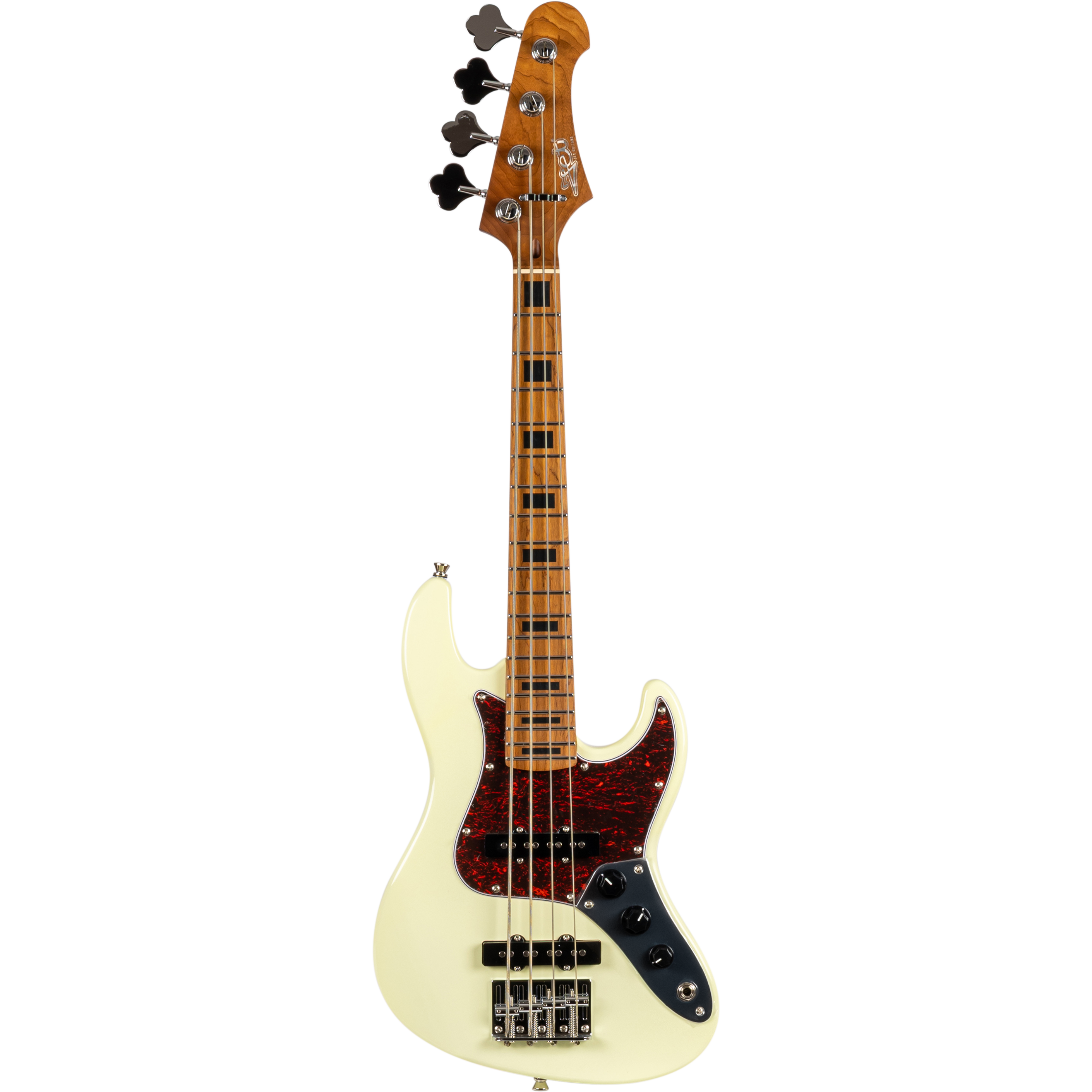 Jet Guitars JB-300 Travel Bass Olympic White "Minibas"