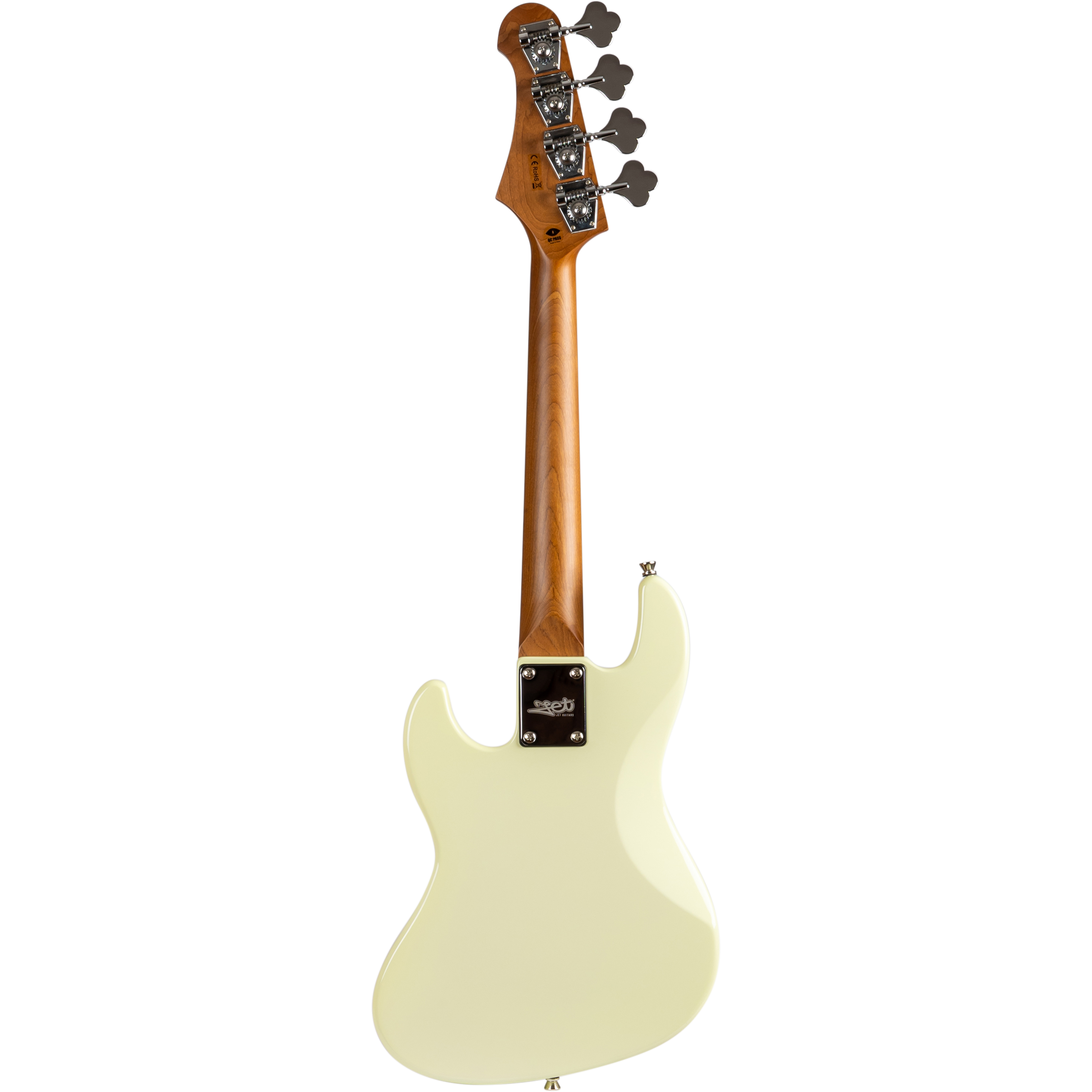 Jet Guitars JB-300 Travel Bass Olympic White "Minibas"