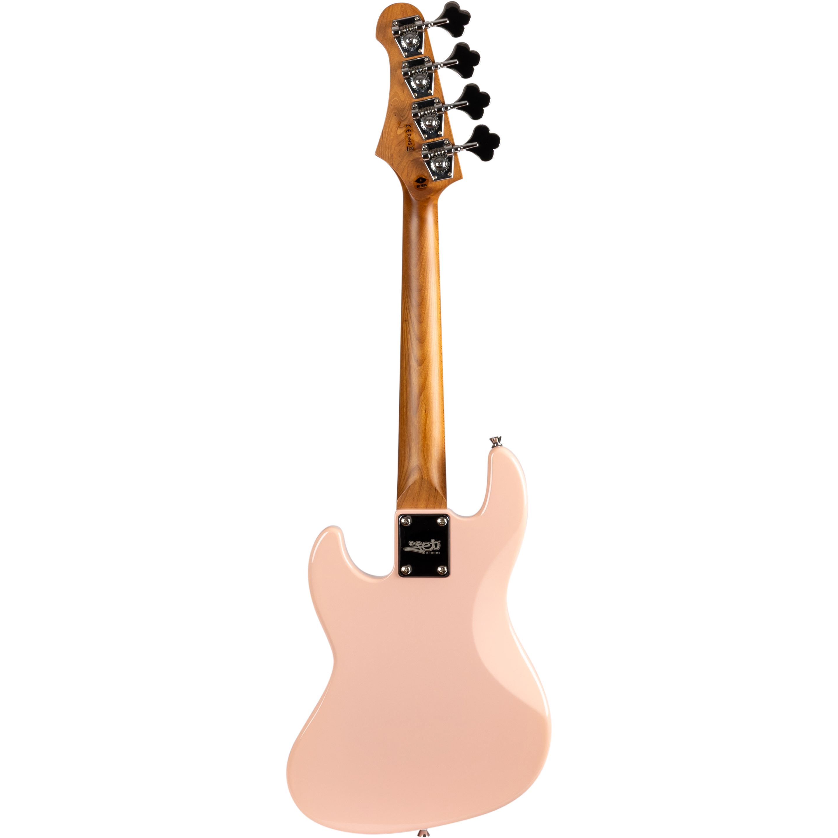 Jet Guitars JB-300 Travel Bass Shell Pink "Minibas"