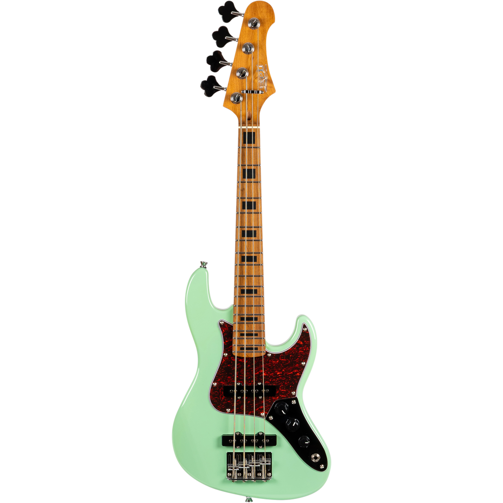 Jet Guitars JB-300 Travel Bass See F Green "Minibas"
